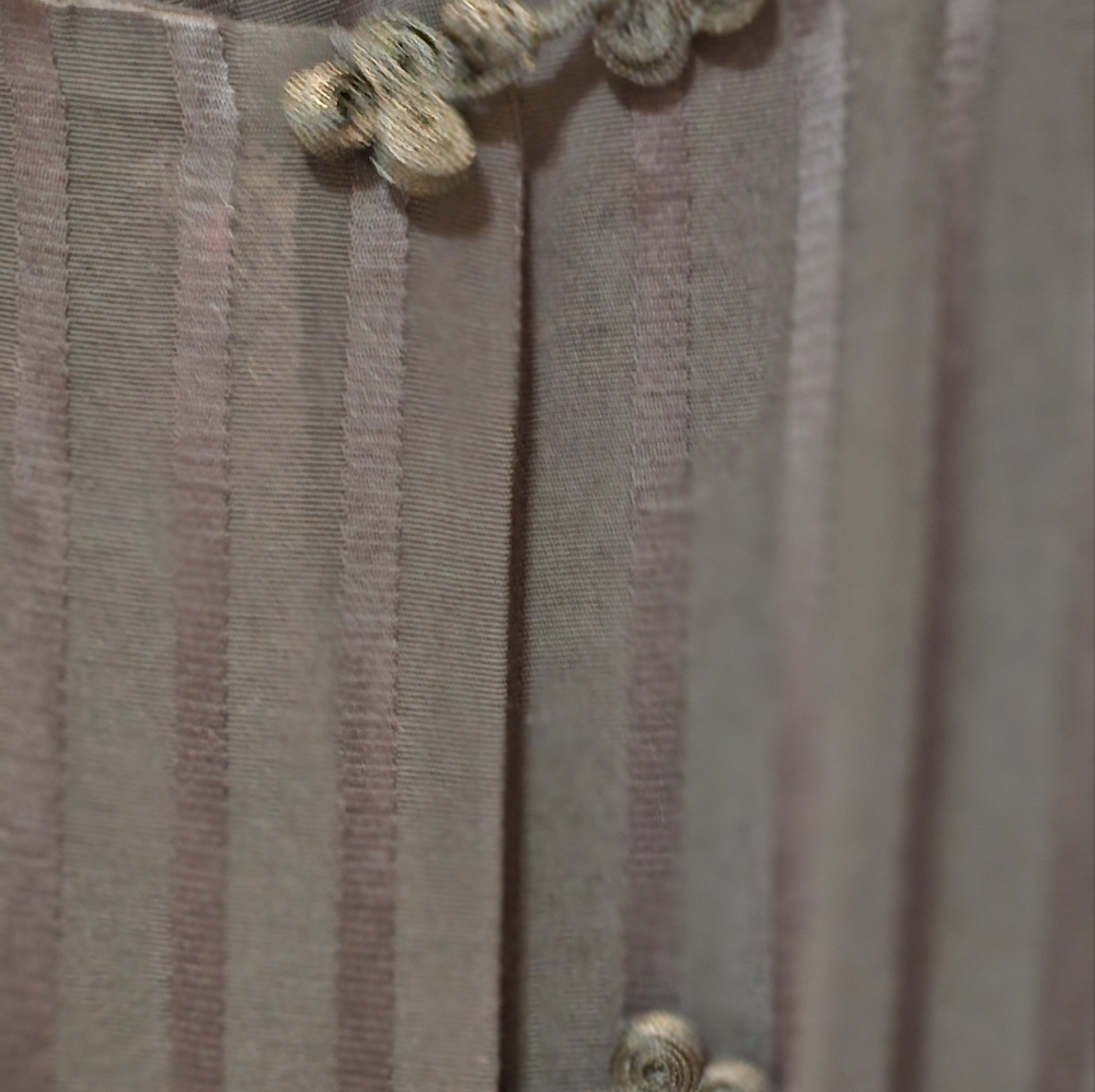 Black rayon business pantsuit